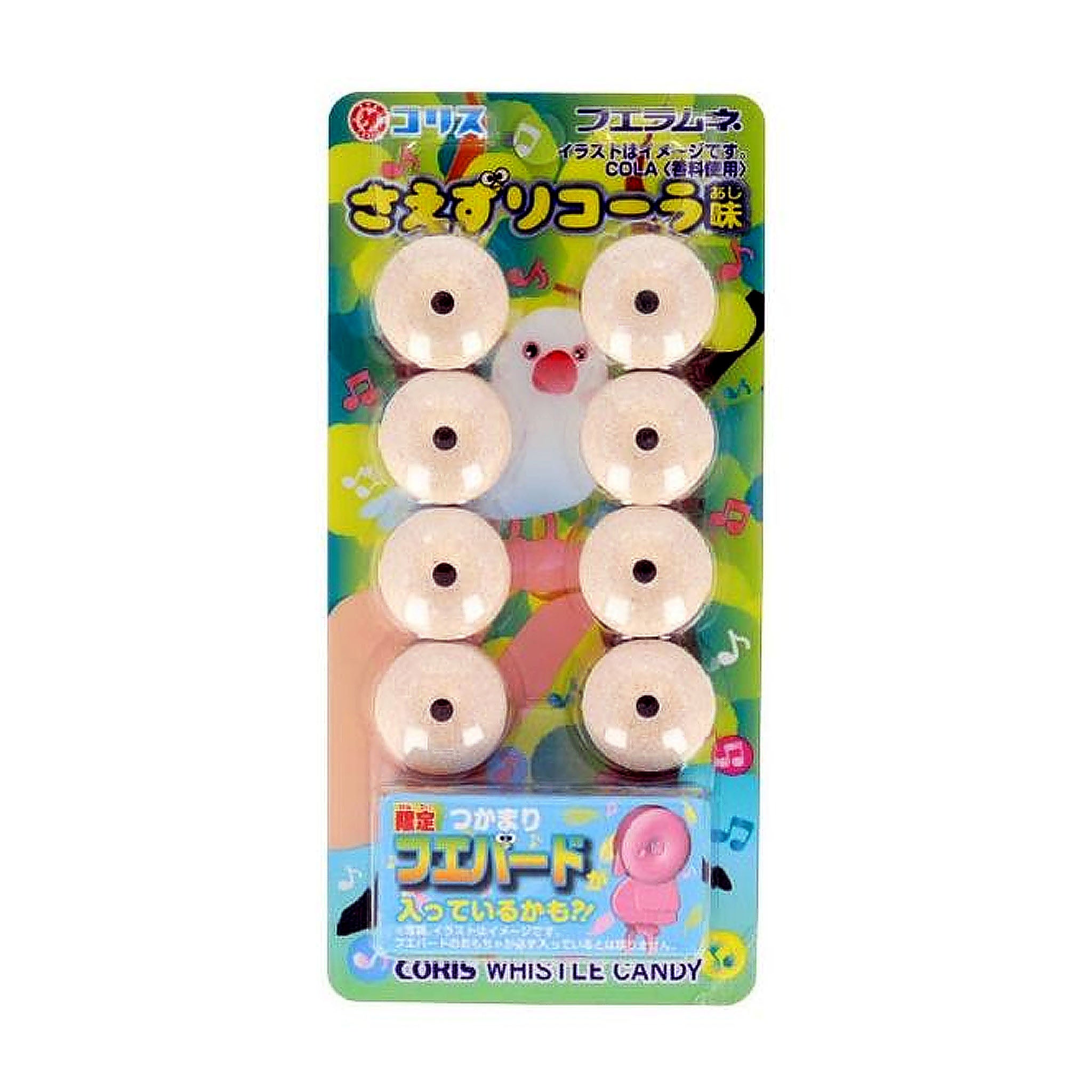 Coris Fueramune Whistle Candy Chirp Cola